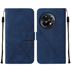 Funda de Cuero Cartera con Soporte Carcasa Y02B para OnePlus Ace 2 5G Azul