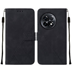 Funda de Cuero Cartera con Soporte Carcasa Y02B para OnePlus Ace 2 5G Negro