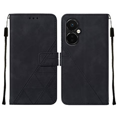 Funda de Cuero Cartera con Soporte Carcasa Y02B para OnePlus Nord CE 3 Lite 5G Negro