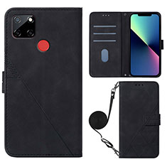 Funda de Cuero Cartera con Soporte Carcasa Y02B para Realme 7i RMX2193 Negro