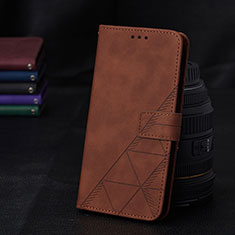 Funda de Cuero Cartera con Soporte Carcasa Y02B para Samsung Galaxy A03 Marron