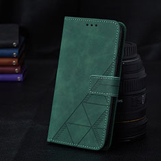 Funda de Cuero Cartera con Soporte Carcasa Y02B para Samsung Galaxy A03s Verde