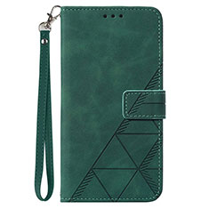 Funda de Cuero Cartera con Soporte Carcasa Y02B para Samsung Galaxy M53 5G Verde