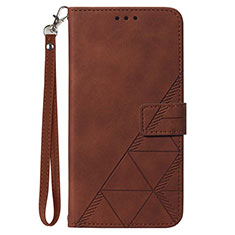 Funda de Cuero Cartera con Soporte Carcasa Y02B para Samsung Galaxy S20 FE 4G Marron