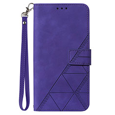 Funda de Cuero Cartera con Soporte Carcasa Y02B para Samsung Galaxy S20 FE 4G Morado