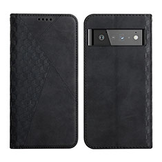 Funda de Cuero Cartera con Soporte Carcasa Y02X para Google Pixel 6 Pro 5G Negro