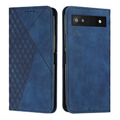 Funda de Cuero Cartera con Soporte Carcasa Y02X para Google Pixel 6a 5G Azul