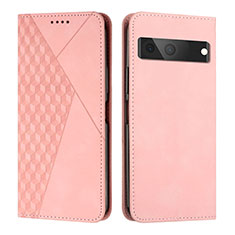 Funda de Cuero Cartera con Soporte Carcasa Y02X para Google Pixel 7 5G Oro Rosa