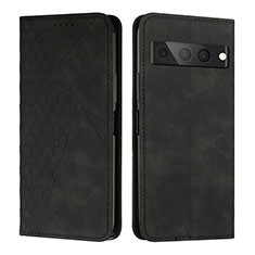 Funda de Cuero Cartera con Soporte Carcasa Y02X para Google Pixel 7 Pro 5G Negro