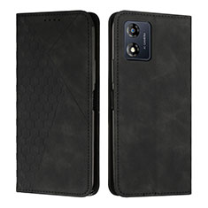 Funda de Cuero Cartera con Soporte Carcasa Y02X para Motorola Moto E13 Negro