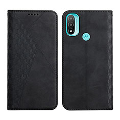 Funda de Cuero Cartera con Soporte Carcasa Y02X para Motorola Moto E20 Negro