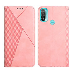 Funda de Cuero Cartera con Soporte Carcasa Y02X para Motorola Moto E30 Oro Rosa