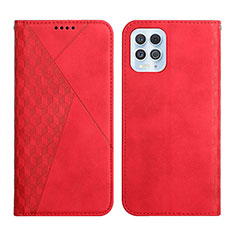 Funda de Cuero Cartera con Soporte Carcasa Y02X para Motorola Moto Edge S 5G Rojo