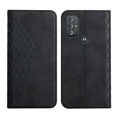 Funda de Cuero Cartera con Soporte Carcasa Y02X para Motorola Moto G Play Gen 2 Negro