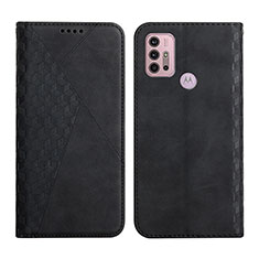 Funda de Cuero Cartera con Soporte Carcasa Y02X para Motorola Moto G10 Power Negro