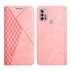 Funda de Cuero Cartera con Soporte Carcasa Y02X para Motorola Moto G10 Power Oro Rosa