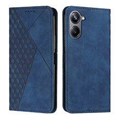 Funda de Cuero Cartera con Soporte Carcasa Y02X para Realme 10 4G Azul