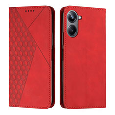 Funda de Cuero Cartera con Soporte Carcasa Y02X para Realme 10 4G Rojo