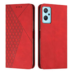 Funda de Cuero Cartera con Soporte Carcasa Y02X para Realme 10 5G Rojo