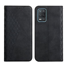 Funda de Cuero Cartera con Soporte Carcasa Y02X para Realme Narzo 30 5G Negro