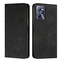 Funda de Cuero Cartera con Soporte Carcasa Y02X para Realme Narzo 50A Prime Negro