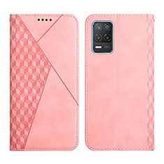 Funda de Cuero Cartera con Soporte Carcasa Y02X para Realme Q3i 5G Oro Rosa