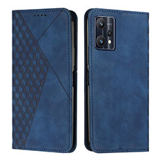 Funda de Cuero Cartera con Soporte Carcasa Y02X para Realme Q5 5G Azul