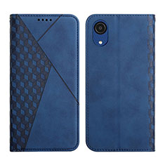 Funda de Cuero Cartera con Soporte Carcasa Y02X para Samsung Galaxy A03 Core Azul