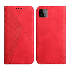 Funda de Cuero Cartera con Soporte Carcasa Y02X para Samsung Galaxy A22 5G Rojo