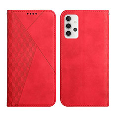 Funda de Cuero Cartera con Soporte Carcasa Y02X para Samsung Galaxy A32 4G Rojo