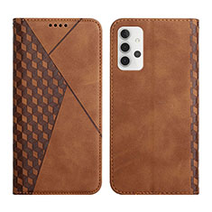 Funda de Cuero Cartera con Soporte Carcasa Y02X para Samsung Galaxy A32 5G Marron