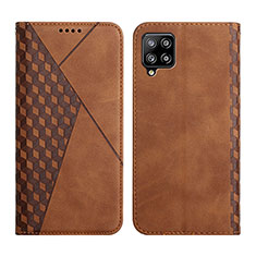 Funda de Cuero Cartera con Soporte Carcasa Y02X para Samsung Galaxy A42 5G Marron