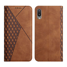 Funda de Cuero Cartera con Soporte Carcasa Y02X para Samsung Galaxy M02 Marron