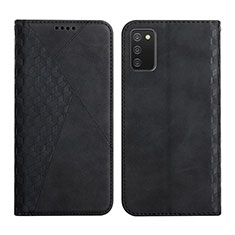 Funda de Cuero Cartera con Soporte Carcasa Y02X para Samsung Galaxy M02s Negro