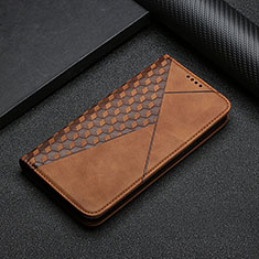 Funda de Cuero Cartera con Soporte Carcasa Y02X para Samsung Galaxy S20 5G Marron