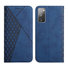 Funda de Cuero Cartera con Soporte Carcasa Y02X para Samsung Galaxy S20 FE 5G Azul