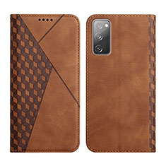 Funda de Cuero Cartera con Soporte Carcasa Y02X para Samsung Galaxy S20 FE 5G Marron