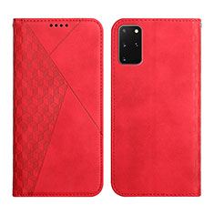 Funda de Cuero Cartera con Soporte Carcasa Y02X para Samsung Galaxy S20 Plus 5G Rojo