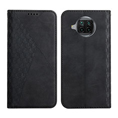 Funda de Cuero Cartera con Soporte Carcasa Y02X para Xiaomi Mi 10i 5G Negro