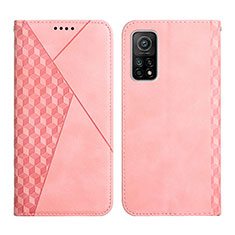 Funda de Cuero Cartera con Soporte Carcasa Y02X para Xiaomi Mi 10T Pro 5G Oro Rosa