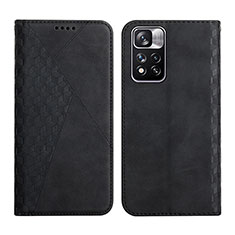 Funda de Cuero Cartera con Soporte Carcasa Y02X para Xiaomi Mi 11i 5G (2022) Negro