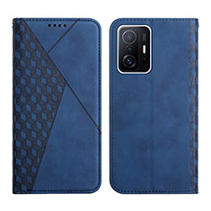 Funda de Cuero Cartera con Soporte Carcasa Y02X para Xiaomi Mi 11T Pro 5G Azul