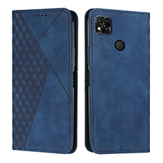 Funda de Cuero Cartera con Soporte Carcasa Y02X para Xiaomi POCO C31 Azul