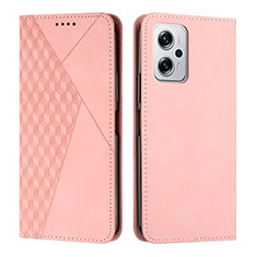 Funda de Cuero Cartera con Soporte Carcasa Y02X para Xiaomi Poco X4 GT 5G Oro Rosa