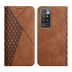 Funda de Cuero Cartera con Soporte Carcasa Y02X para Xiaomi Redmi 10 (2022) Marron