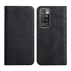 Funda de Cuero Cartera con Soporte Carcasa Y02X para Xiaomi Redmi 10 (2022) Negro