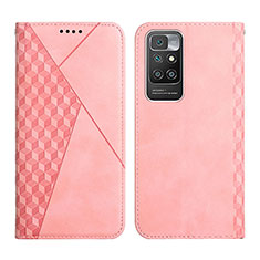 Funda de Cuero Cartera con Soporte Carcasa Y02X para Xiaomi Redmi 10 (2022) Oro Rosa