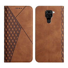 Funda de Cuero Cartera con Soporte Carcasa Y02X para Xiaomi Redmi 10X 4G Marron