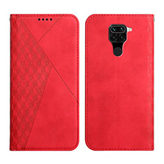 Funda de Cuero Cartera con Soporte Carcasa Y02X para Xiaomi Redmi 10X 4G Rojo