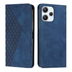 Funda de Cuero Cartera con Soporte Carcasa Y02X para Xiaomi Redmi 12 4G Azul